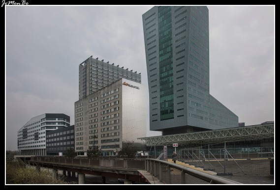 La Torre de Lille es una torre de oficinas ubicada en el distrito financiero de Euralille , diseñada por Christian de Portzamparc. Esta emblemática torre de la ciudad de Lille también se llama "La bota de esquí", "el pinball" o "la L". Con 116 m de alto y una superficie de 18.135 m 2, domina la estación de Lille-Europa .